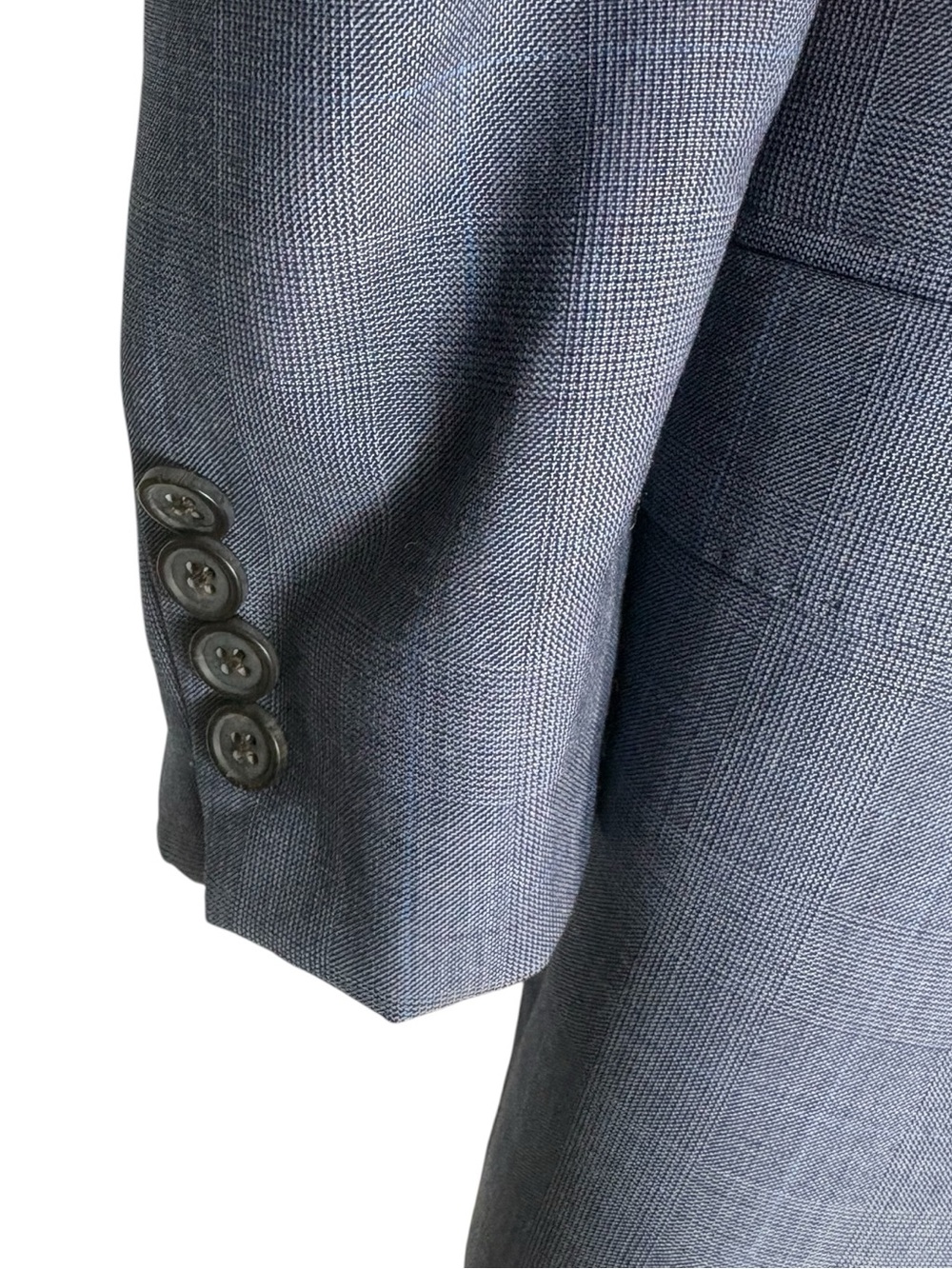 LAUREN RALPH LAUREN Slim Fit Sport Coat from Macy’s 100% Wool Navy Text Size 44R - Picture 8 of 15